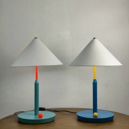 โคมไฟตั้งโต๊ะ DEEPWOOD รุ่น DADO สีน้ำเงิน/เหลือง_5